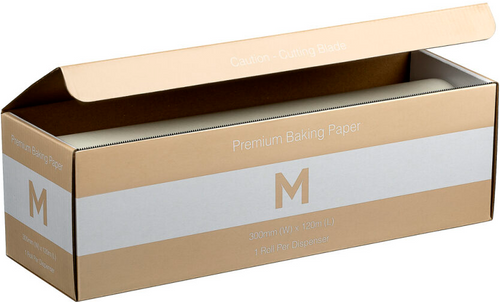 PREMIUM BAKING PAPER DISPENSER - 300MM X 120M (45G)