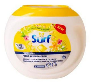SURF PRO LAUNDRY CAPSULES - 65PK