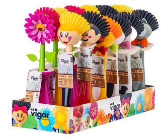 VIGAR FUNNY DISH BRUSH (RANDOM DESIGN)