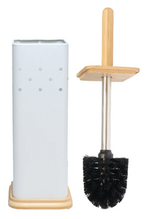 ECO BASICS SQUARE TOILET SET - WHITE