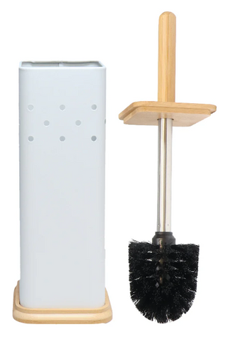 ECO BASICS SQUARE TOILET SET - WHITE