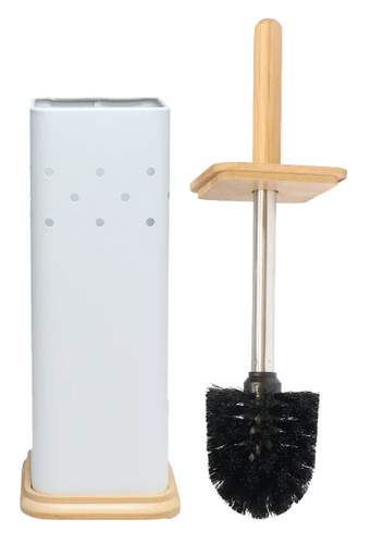 ECO BASICS SQUARE TOILET SET - WHITE
