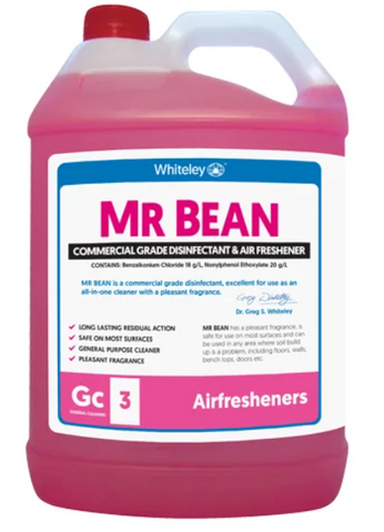 MR BEAN - COMMERCIAL GRADE DISINFECTANT & AIR FRESHENER - 5L