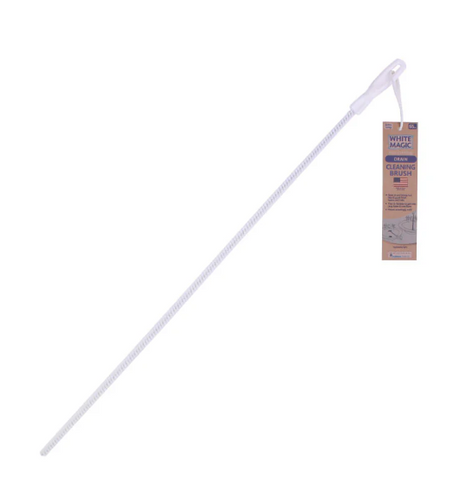 WHITE MAGIC HAIR CATCHING DRAIN CLEANING BRUSH - 75CM