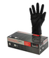 DIAMOND GRIP BLACK NITRILE GLOVES - MEDIUM - 100/BOX