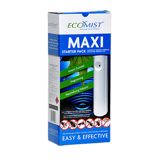 ECO DISPENSER MAXI (E6) - BLACK DISPENSER & CAN