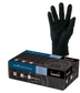 BLACK NITRILE POWDER FREE GLOVES - LARGE - 100 PER BOX