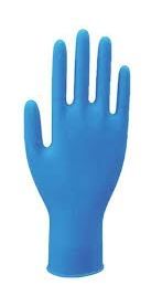 VINYL BLUE POWDER FREE GLOVE - SMALL - 100/BOX