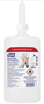 TORK ALCOHOL GEL HAND SANITISER (S1) - 1L