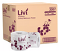 LIVI IMPRESSA 2PLY WRAPPED TOILET TISSUE - 400 SHEETS/48 ROLLS/CTN