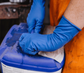 HI RISK LATEX GLOVES (BLUE) - XTRA LARGE - 50/BOX