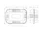 WHITE BIOCANE CLAMSHELL - RECTANGLE - 250/CTN