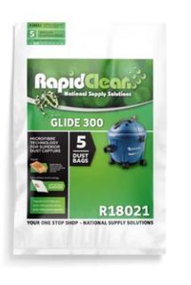 VAX WORKMAN VACUUM & PACVAC GLIDE BAGS - 5 PACK