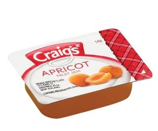 CRAIGS APRICOT JAM - 75 PER TRAY
