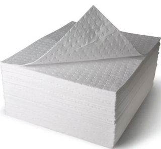 WHITE OIL & FUEL ONLY ABSORBENT PAD - PACK OF 10