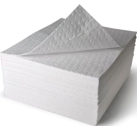 WHITE OIL & FUEL ONLY ABSORBENT PAD - PACK OF 10