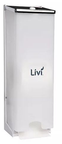3 TOILET ROLL VERTICAL DISPENSER CLEAR