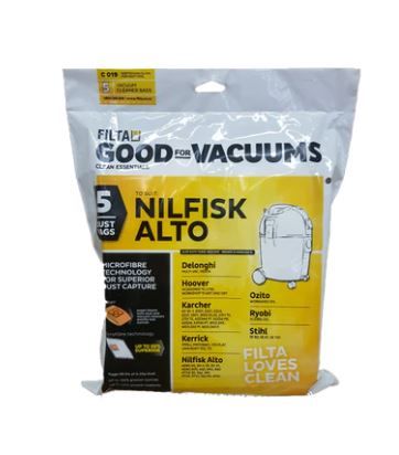VACUUM BAG (NILFISK/DELONGHI/ALTO) 5 PACK