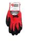 ESKO GLOVE RED RAM BLACK SANDY LATEX COATING - 8 (M)