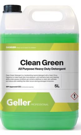GELLER CLEAN GREEN ALL PURPOSE HEAVY DUTY DETERGENT