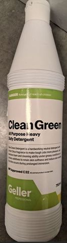GELLER CLEAN GREEN ALL PURPOSE HEAVY DUTY DETERGENT - 750ML
