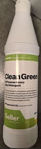 GELLER CLEAN GREEN ALL PURPOSE HEAVY DUTY DETERGENT - 750ML