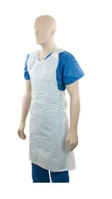 APRON TEAR OFF - WHITE 30MU - 100 PER PACK