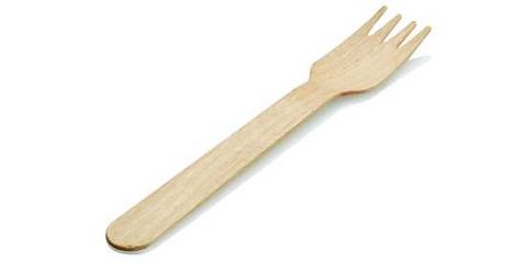 WOODEN FORK - 100 PER PACK