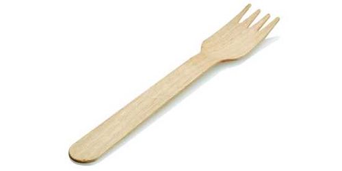 WOODEN FORK - 100 PER PACK