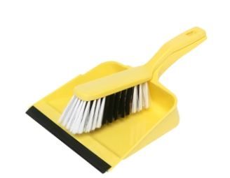 BRUSH & PAN SET - YELLOW