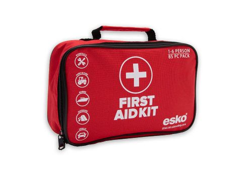 ESKO FIRST AID KIT, 1-6 PERSON - 85PC