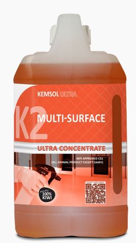 K2 - MULTIPURPOSE SPRAY N WIPE - 2L - ULTRA CONCENTRATE