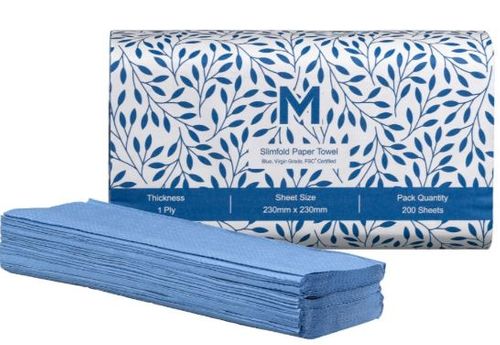 SLIMFOLD PAPER TOWELS - BLUE - 4000/CTN