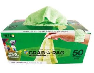 GRAB-A-RAG 50PK MICROFIBRE - GREEN
