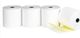 NCR CARBONLESS PAPER ROLL - WHITE/YELLOW - 75MM X 76MM - 24 ROLLS PER BOX