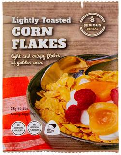 SERIOUS CEREAL - LIGHTLY TOASTED CORNFLAKES - CARTON 48