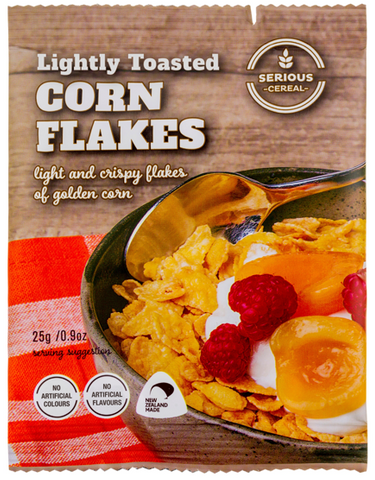 SERIOUS CEREAL - LIGHTLY TOASTED CORNFLAKES - CARTON 48
