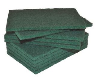 SCOURING PADS -GREEN - 10/PKT
