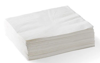 LUNCH NAPKIN  - WHITE 1/4 FOLD - 3000/CTN