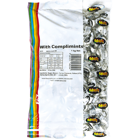 MINTS INDIVIDUALLY WRAPPED - 1KG PACKS