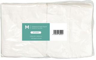 NO4 WHITE GREASEPROOF BAG - 210 X 240 1000PK