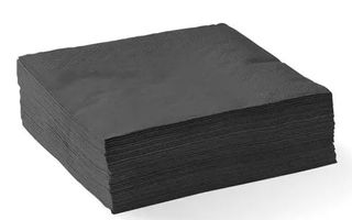 BIO NAPKIN - COCKTAIL NAPKIN - 2 PLY BLACK - 2000/CTN