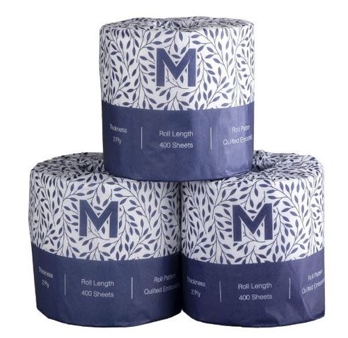 2 PLY WRAPPED TOILET TISSUES - 400'S 48/PACK