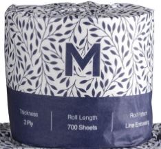 WRAPPED TOILET TISSUE  - 700 SHEET 48/CTN