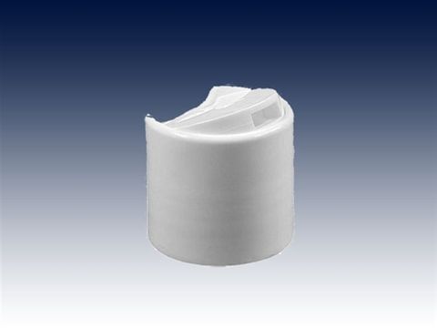 PRESS (DISC) CAP) - WHITE (FOR SQUEEZE BOTTLE)
