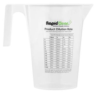 RAPID MEASURING JUG WITH PRINTED DILUTION GUIDE