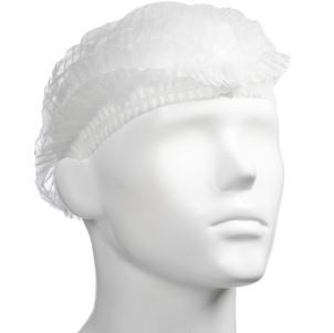 CRIMP HAT WHITE - 21" - 1000/CTN