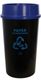 SABCO RECYCLING STATION 60L BIN WITH BLUE LID (PAPER & CARDBOARD)