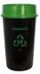 SABCO RECYCLING STATION 60L BIN WITH GREEN LID (ORGANICS)