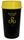 SABCO RECYCLING STATION 60L BIN WITH YELLOW LID (BOTTLES & CANS)